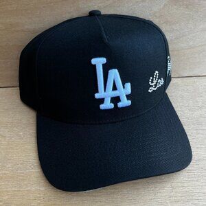 MITCHELL & NESS LOS ANGELES DODGERS RHINESTONE PRO PINCH SNAPBACK HAT NEW